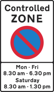 Controlled Zone Clip Art